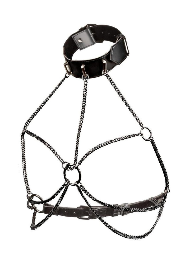 Euphoria Collection Multi Chain Collar Harness - Plus Size