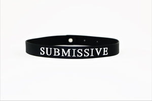 Adjustable Silicone Collar with Writing