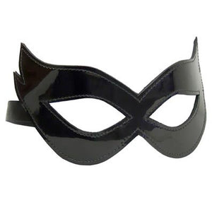 Patent Leather Cat Mask