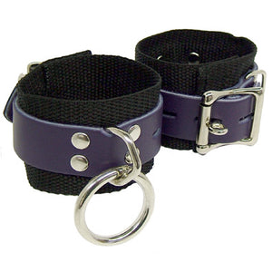 Webbing & Leather Wrist Cuffs