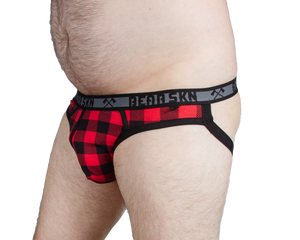 Red Backwoods Jock Strap (Red Checkered)