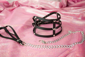 Cage Me Collar and Leash