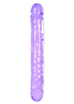 Crystal Jellies Double Dong Jr. 12", Jelly Dildos Doc Johnson 