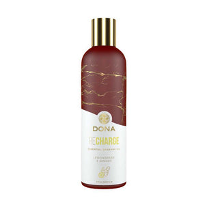 Dona Essential Massage Oil Lubricants Dona by JO Lemongrass and Ginger 