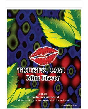 Mint Flavored Latex Dental Dam Condoms & Safe Sex Line One Laboratories 