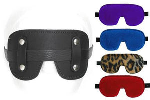 Leather with Fleece Lining Goggles BDSM > Blindfolds, Masks, & Hoods Kookie Intl.