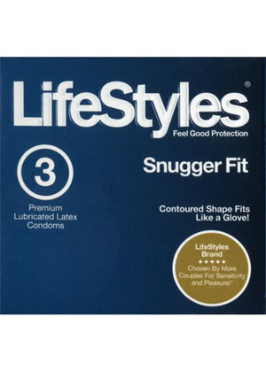 LifeStyles Snugger Fit Condom 3-pack Condoms & Safe Sex LifeStyles 