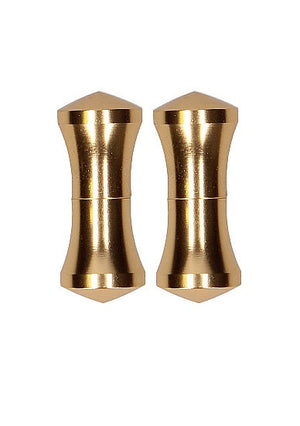 Ouch! Magnetic Nipple Clamps: Balance Pin BDSM > Nipple and Clitoral Shots Toys Gold