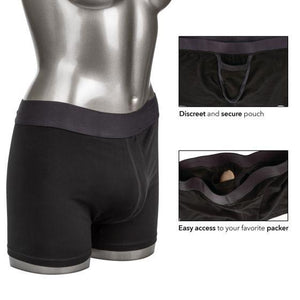 Packer Gear Boxer Brief with Packing Pouch Gender Expression Cal Exotics 