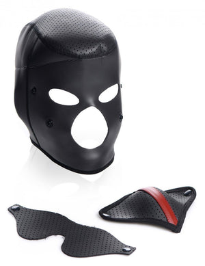 Scorpion Hood with Removable Blindfold and Face Mask BDSM > Blindfolds, Masks, & Hoods Master Series 