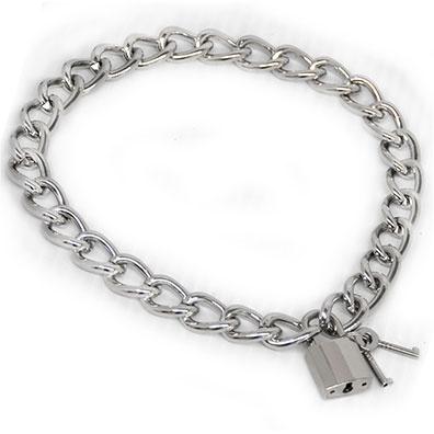 Slave Chain Collar with Square Lock