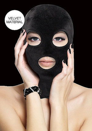 Velvet Mask w/Eye & Mouth Opening BDSM > Blindfolds, Masks, & Hoods Shots Toys 