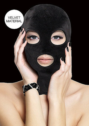 Velvet Mask w/Eye & Mouth Opening BDSM > Blindfolds, Masks, & Hoods Shots Toys