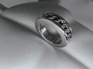 Stainless Steel Chain Cock Ring-2"