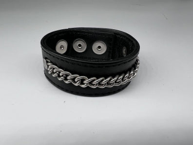 Leather Chain Cock Ring