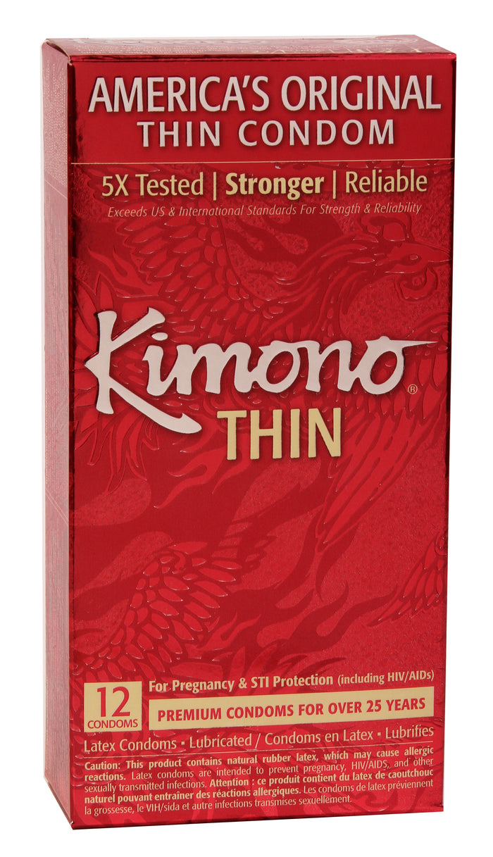 Kimono Thin Condoms -12 Pack