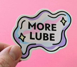 More Lube sticker