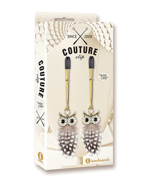 Couture Nipple Clamps - Wise One Owl Clamps