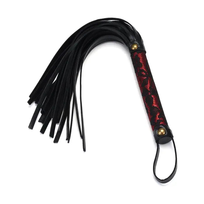 Lace and Pu Flogger Whip