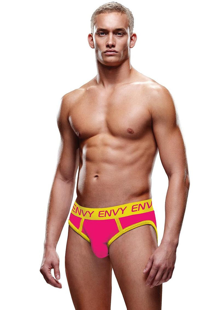 Neon Pink Lemonade Bubble Butt Jock Brief