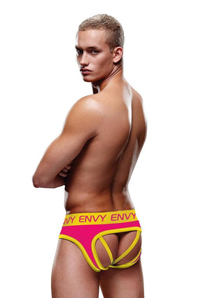 Neon Pink Lemonade Bubble Butt Jock Brief
