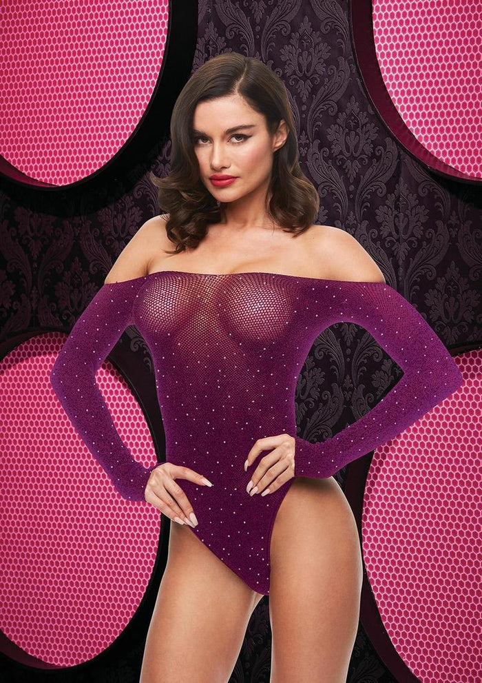 Off The Shoulder Sparkle Teddy