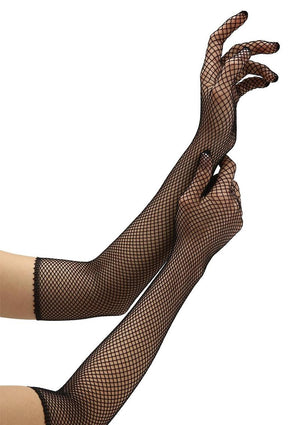 Fishnet Opera Gloves