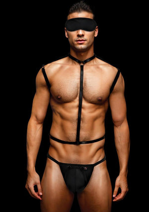 Envy 3pc Wetlook Chest Harness