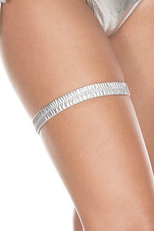 Metallic Leg Garters
