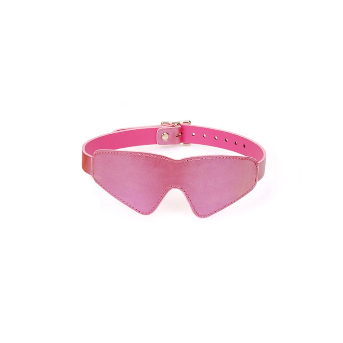 Lustre Rosa Leather Blindfold