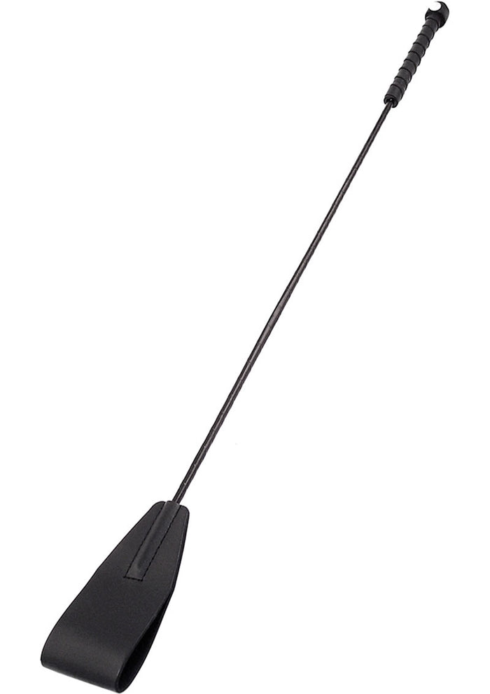 Fifty Times Hotter Leather Riding Crop - Black