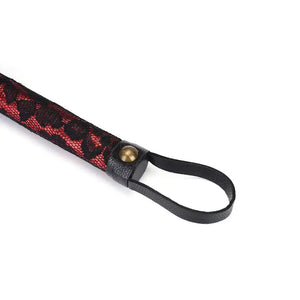 Lace and Pu Flogger Whip