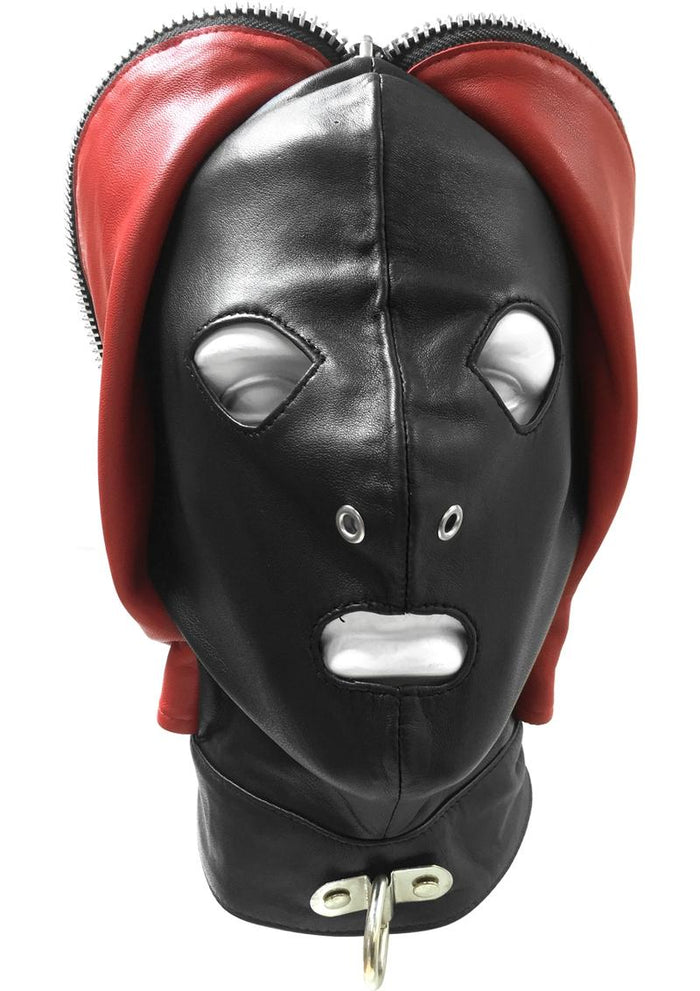 Rouge Leather Fly Trap Mask