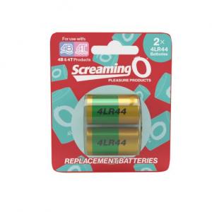 Screaming O Size 4LR44 Batteries