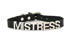 Stainless Steel Word Collars