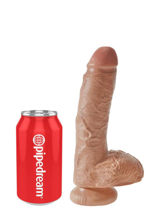 King Cock 8" Cock w/Balls