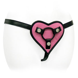 Leather Heart Strap On