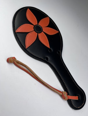 Leather Sunflower Mini Paddle