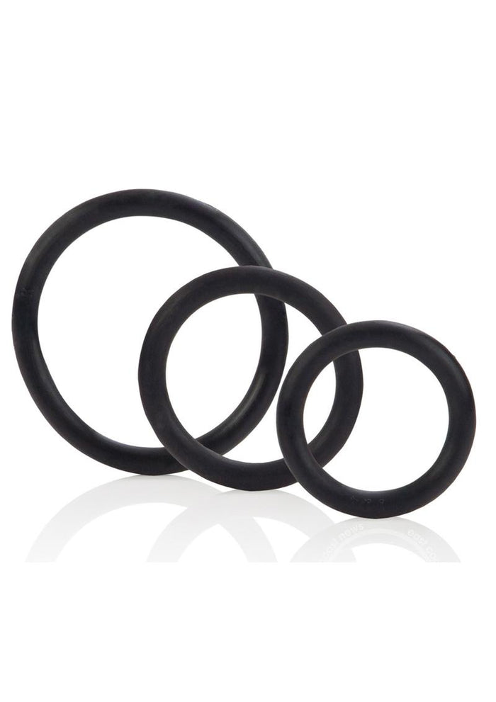 Rubber Cock Rings (3 Piece Set)