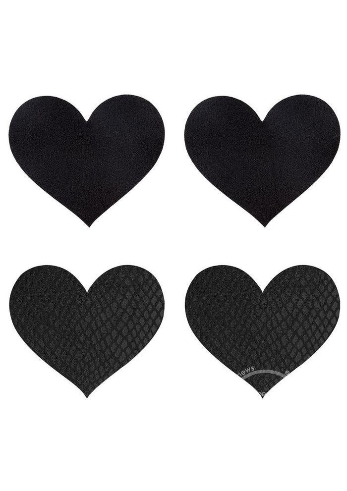 Classic Black Heart Pasties