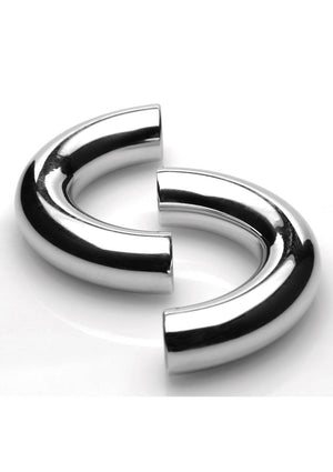 Master Series Mega Magnetize Stainless Steel Cock Ring 1.75in