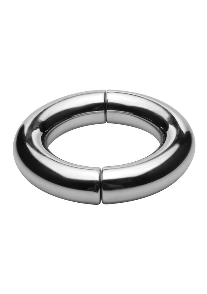 Master Series Mega Magnetize Stainless Steel Cock Ring 1.75in