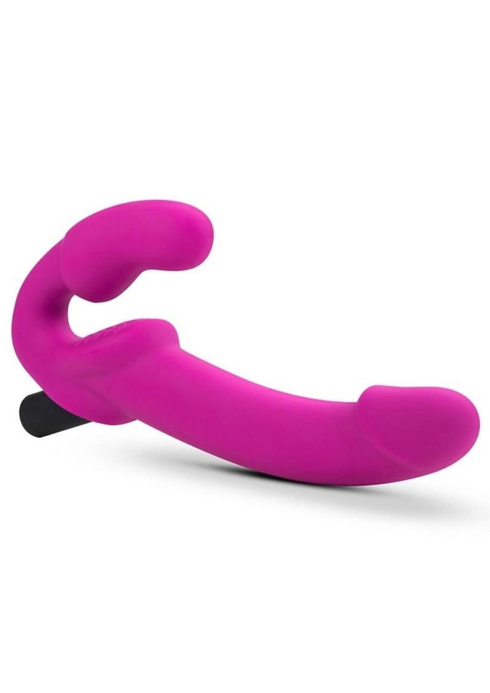 Estella Strapless Silicone Vibrating Dildo with Rechargeable Bullet