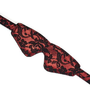 Lace and Velvet Blindfold