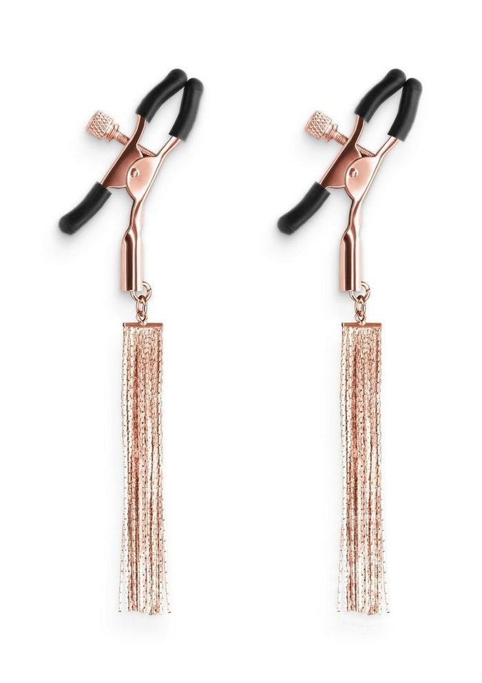 Bound Nipple Clamps- Rose Gold