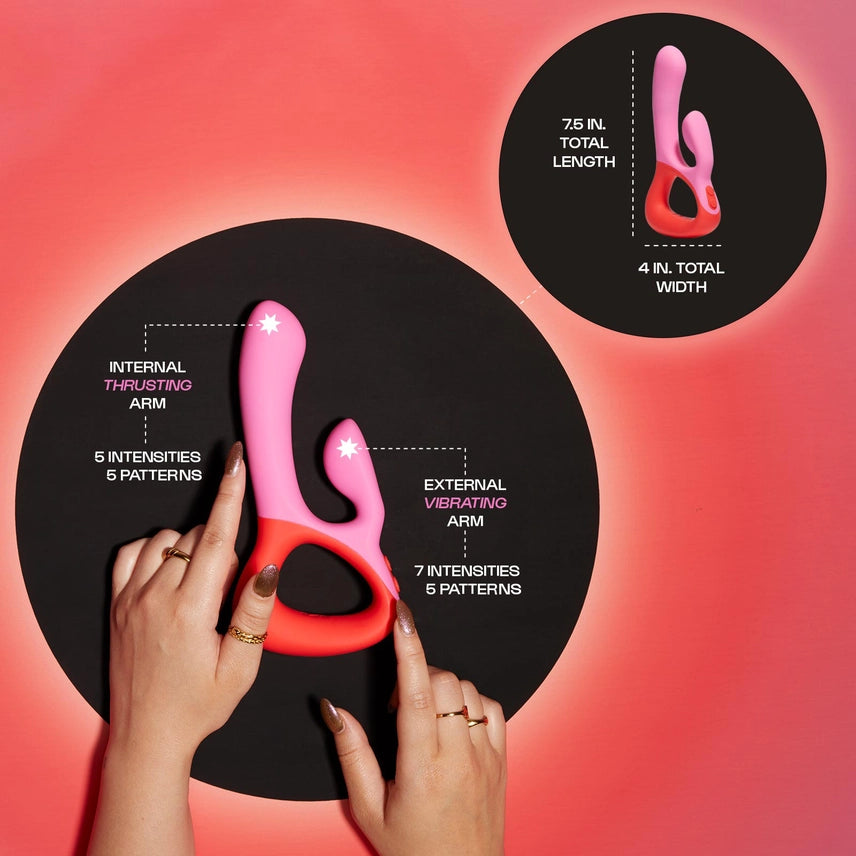 Clutch Dual-Stimulating Rabbit Vibrator Sex Toy FB Boutique Clutch Dual-Stimulating Rabbit Vibrator Sex Toy FB Boutique