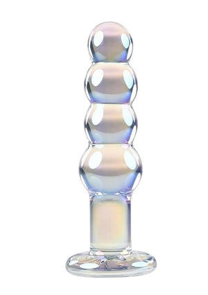 Jewels Beaded Glass Butt Plug