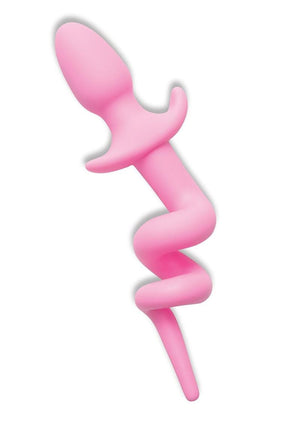 Silicone Piggy Tail Butt Plug