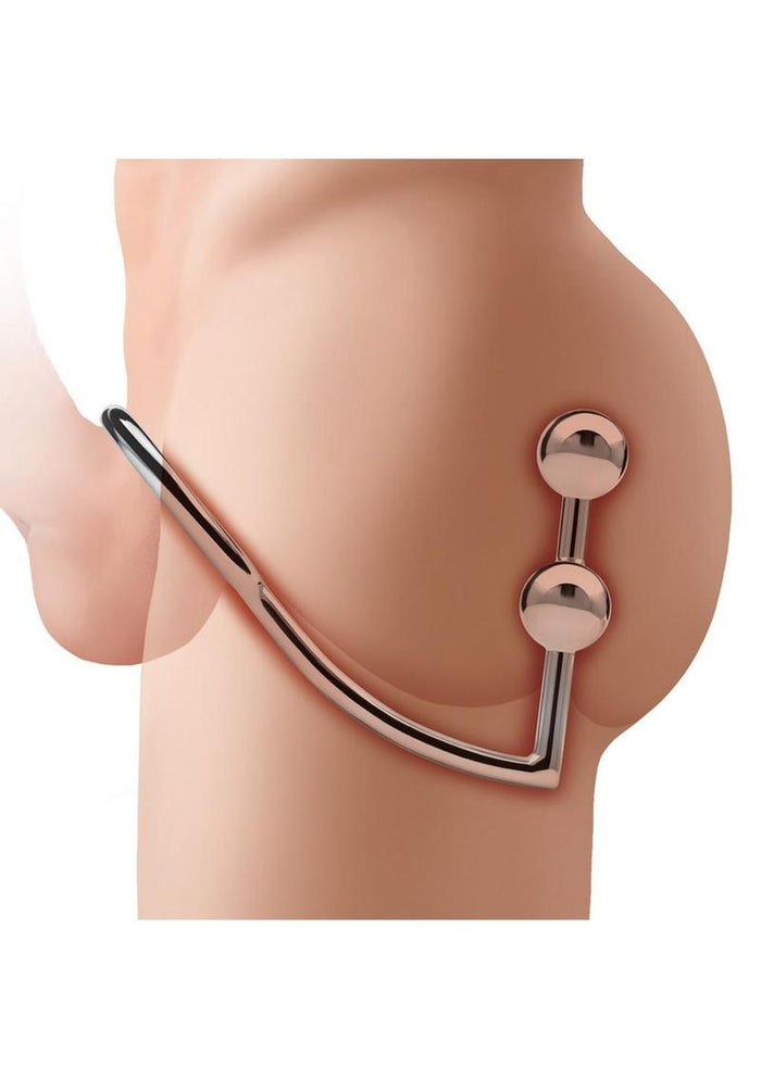 Double Bead Anal Hook and Cock Ring