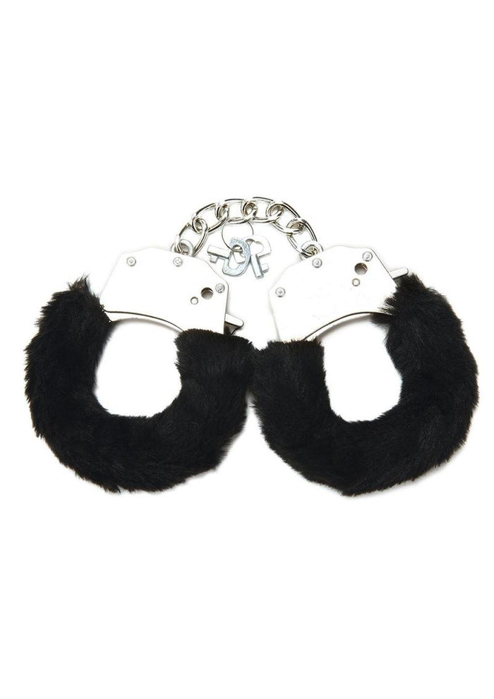 Furry Cuffs with Eye Mask